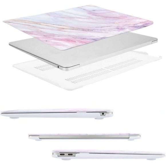 MacBook Air 13.3" Case 2019 2018 A1932 with  Retina Display Keyboard Cover - Picture 5 of 8